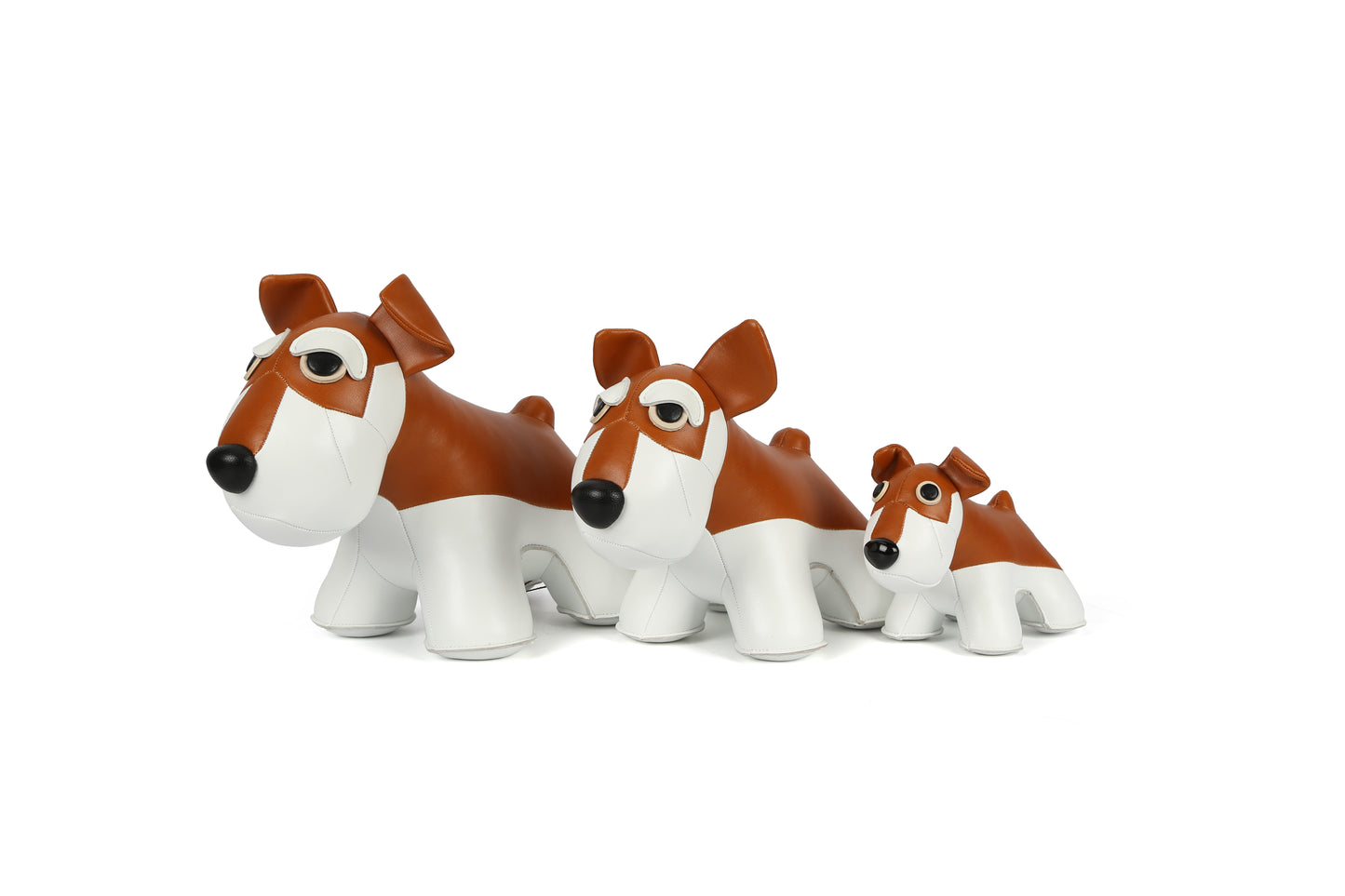 Schnauzer Leather Doll | Personalized Handmade Leather Accessories | Leather Crafts | SKY.LIN