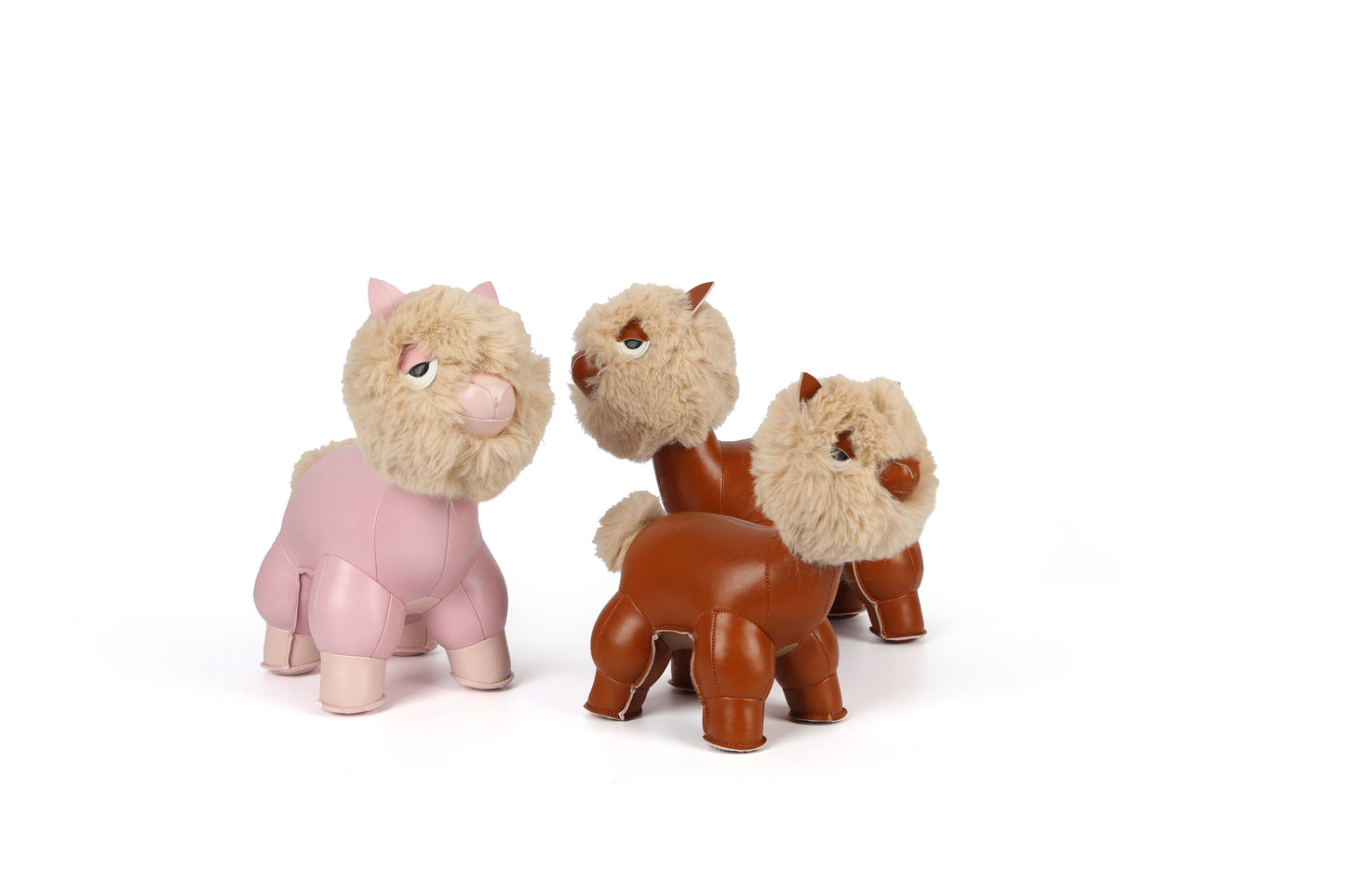 Alpaca Leather Doll | Personalized Handmade Leather Accessories | Leather Crafts | SKY.LIN