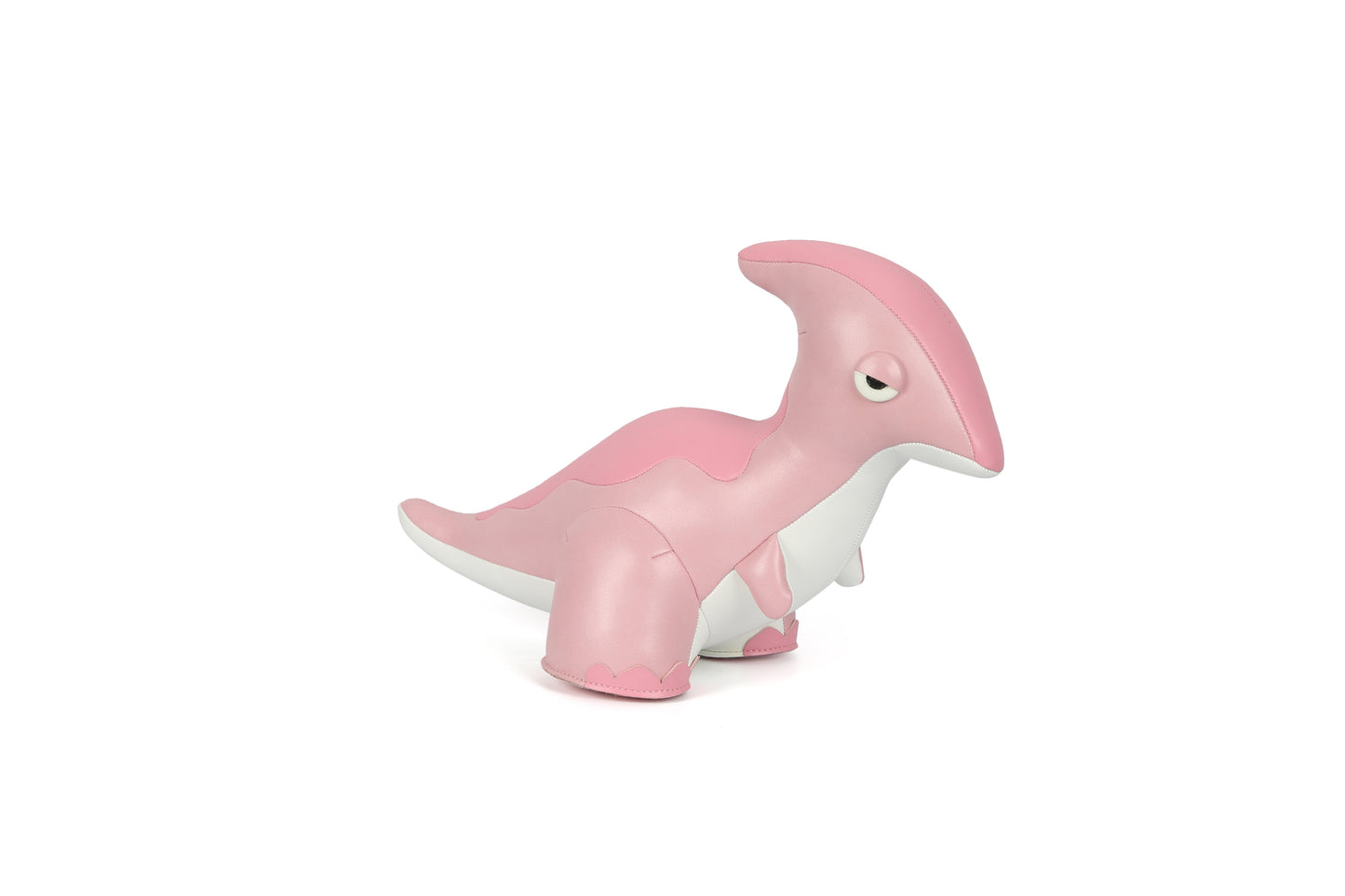 Parasaurolophus Leather Doll | Personalized Handmade Leather Accessories | Leather Crafts | SKY.LIN