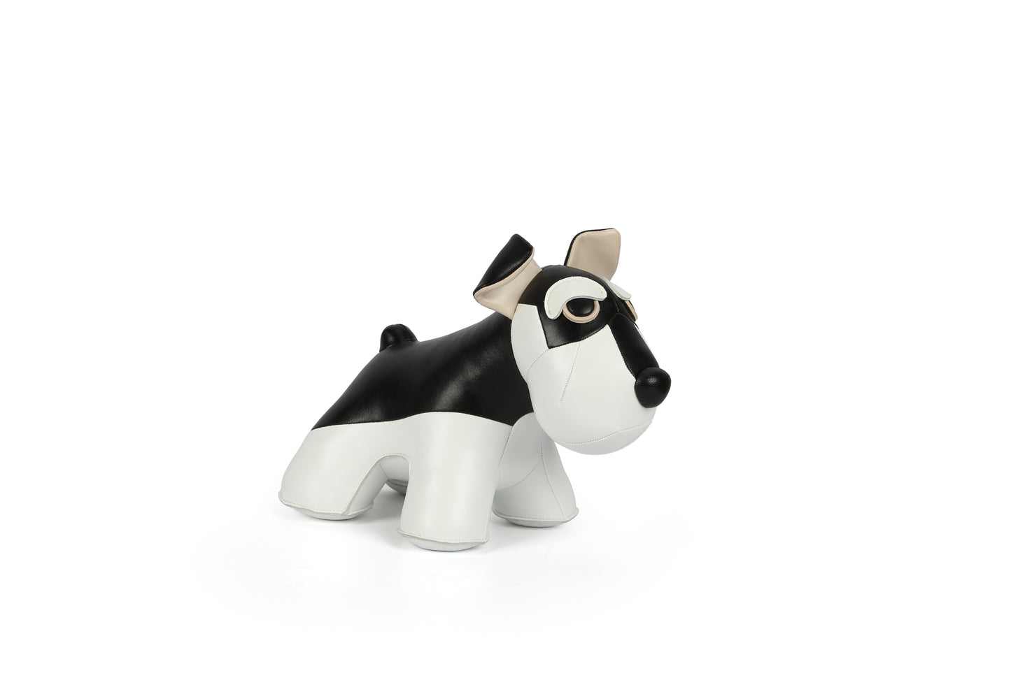Schnauzer Leather Doll | Personalized Handmade Leather Accessories | Leather Crafts | SKY.LIN