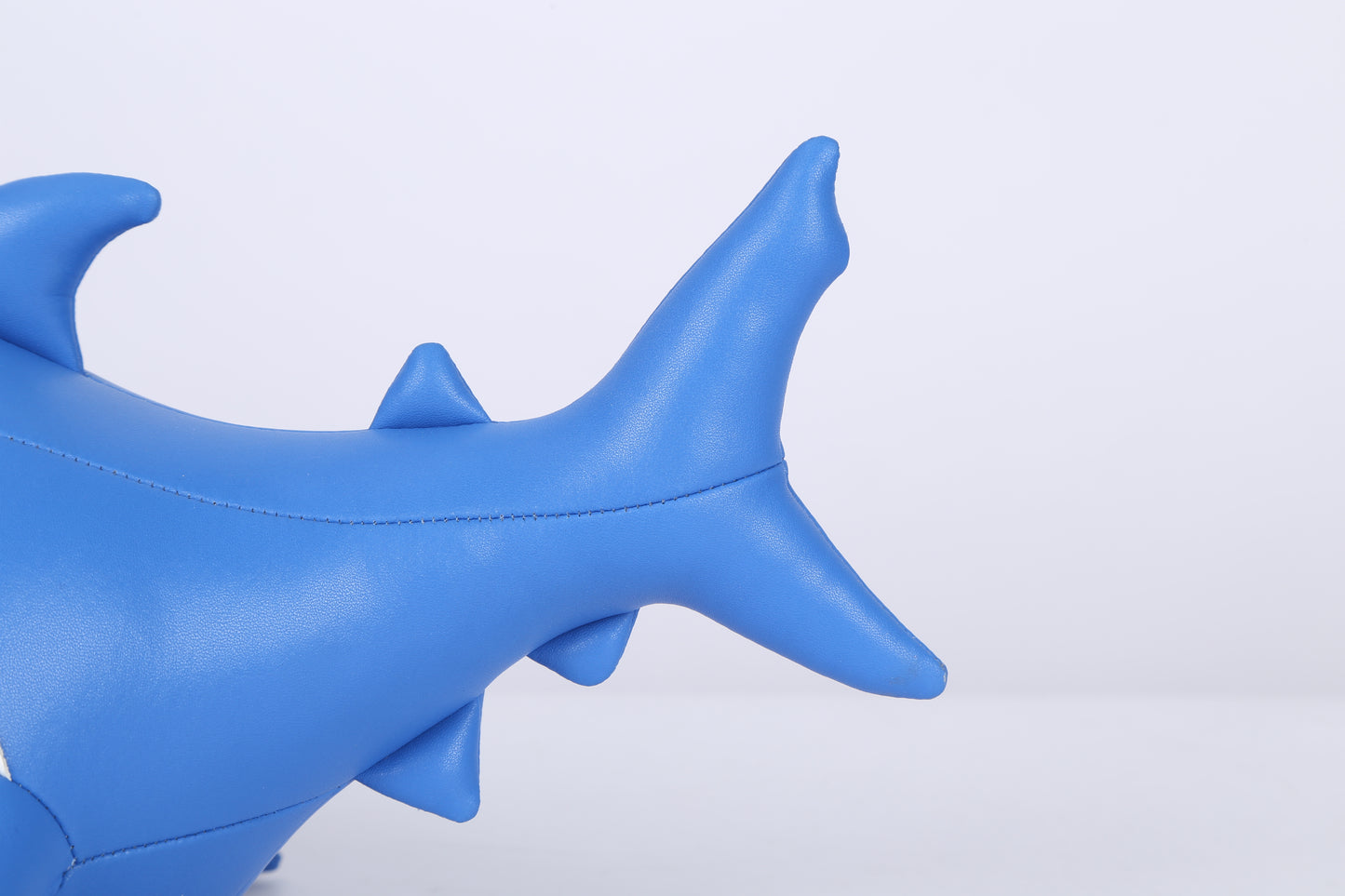 Great white shark Leather Doll | Personalized Handmade Leather Accessories | Leather Crafts | SKY.LIN