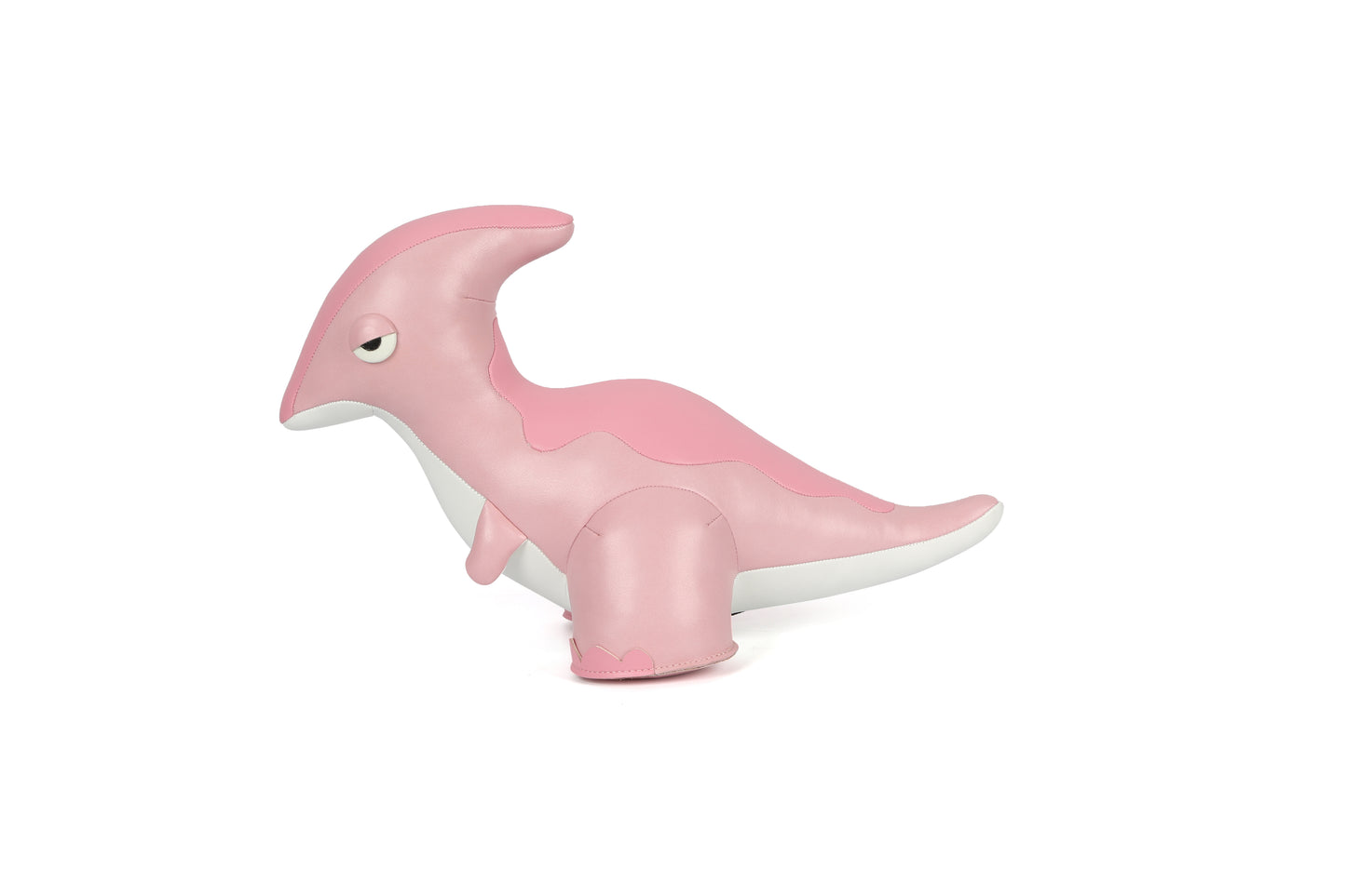 Parasaurolophus Leather Doll | Personalized Handmade Leather Accessories | Leather Crafts | SKY.LIN