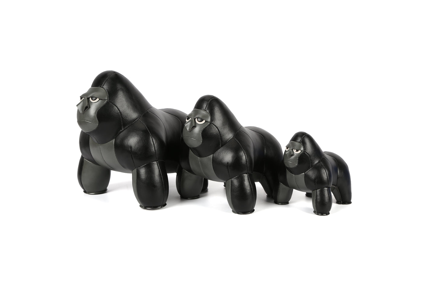 Gorilla Leather Doll | Personalized Handmade Leather Accessories | Leather Crafts | SKY.LIN