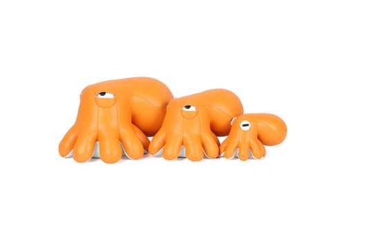 Common Octopus Leather Doll | Personalized Handmade Leather Accessories | Leather Crafts | SKY.LIN