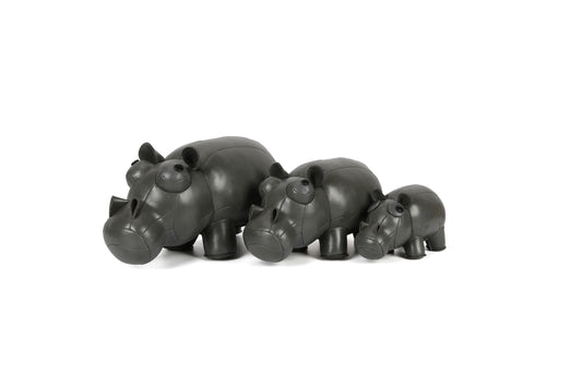 Hippopotamus Leather Doll | Personalized Handmade Leather Accessories | Leather Crafts | SKY.LIN