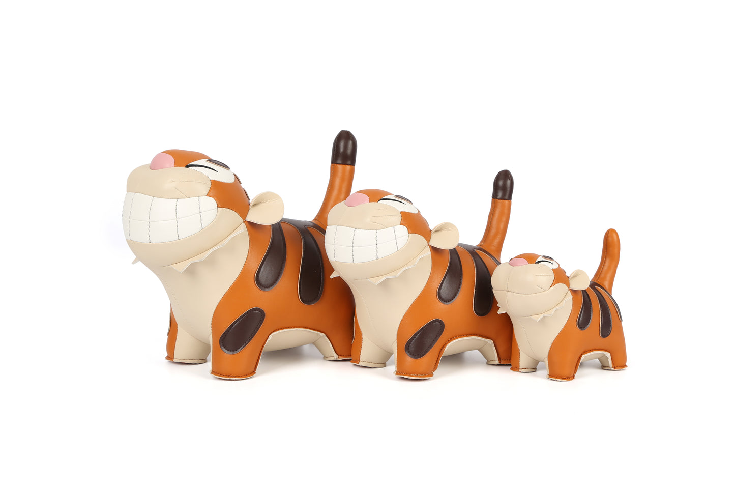 Tiger Leather Doll | Personalized Handmade Leather Accessories | Leather Crafts | SKY.LIN