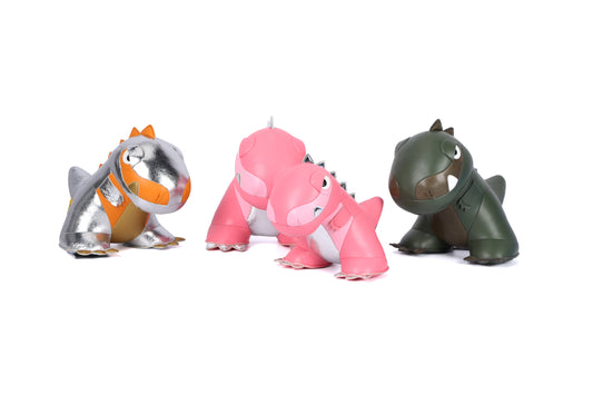 Tyrannosaurus Rex Leather Doll | Personalized Handmade Leather Accessories | Leather Crafts | SKY.LIN