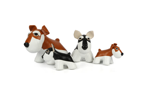 Schnauzer Leather Doll | Personalized Handmade Leather Accessories | Leather Crafts | SKY.LIN
