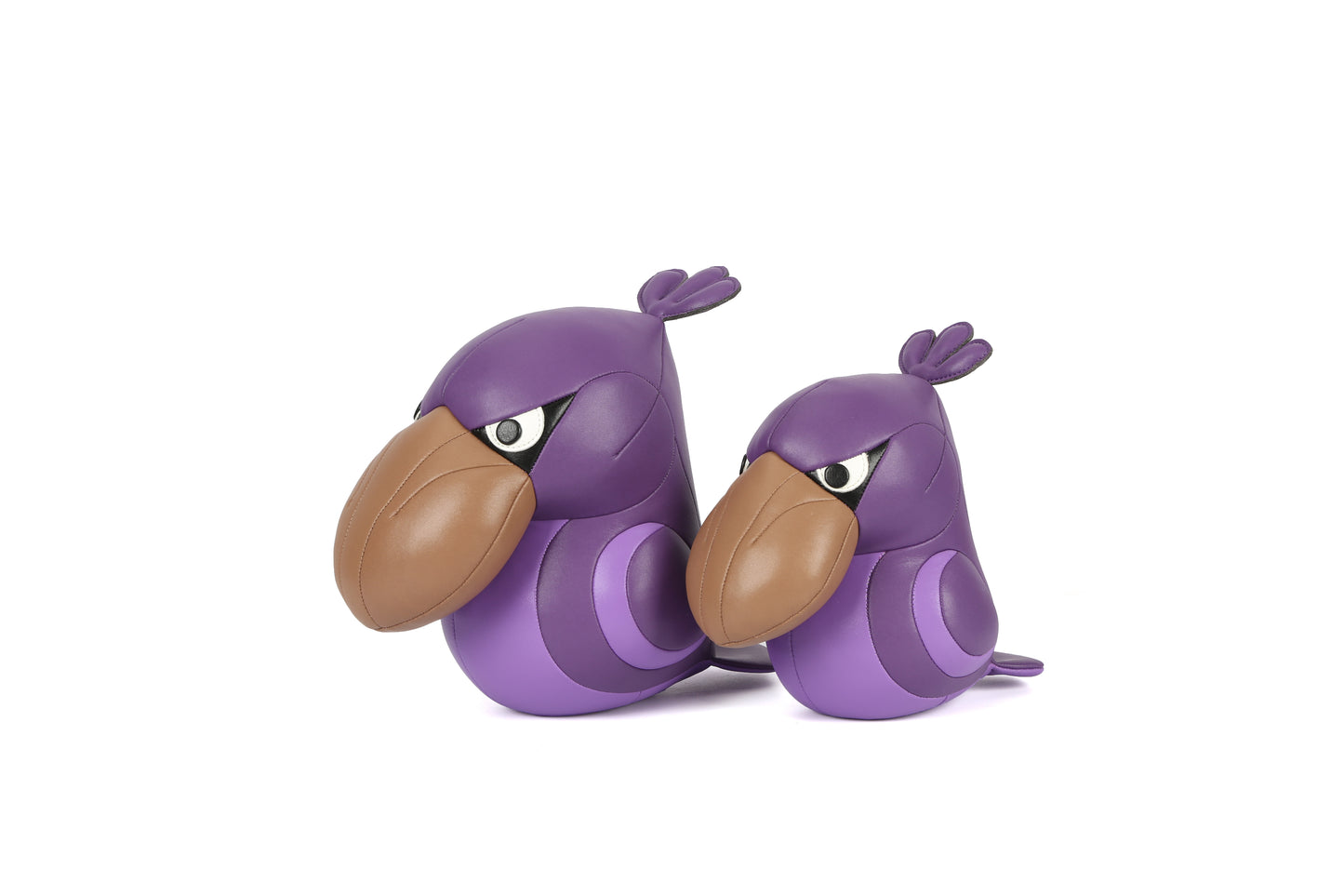 Whale-headed ibis Leather Doll | Personalized Handmade Leather Accessories | Leather Crafts | SKY.LIN