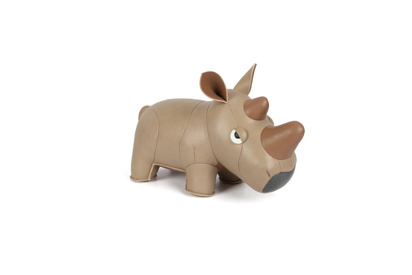 Rhinoceros Leather Doll | Personalized Handmade Leather Accessories | Leather Crafts | SKY.LIN