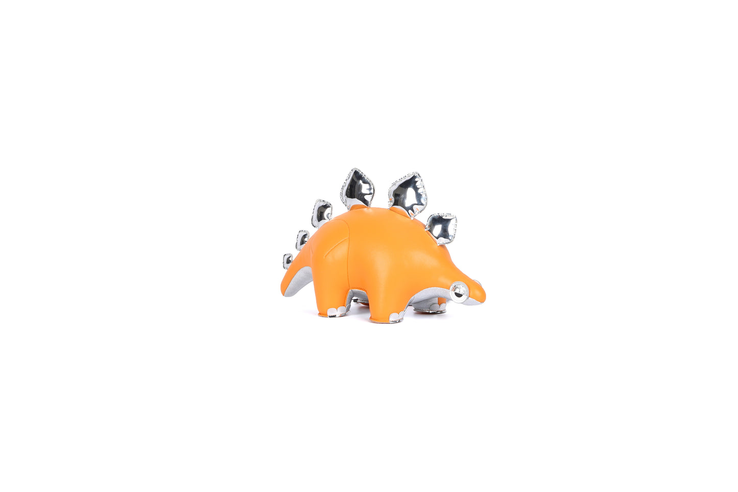Stegosaurus Leather Doll | Personalized Handmade Leather Accessories | Leather Crafts | SKY.LIN