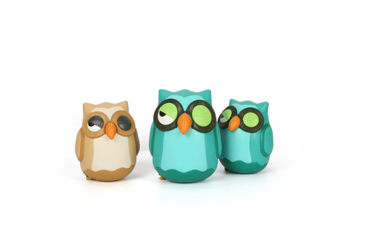Owl Leather Doll | Personalized Handmade Leather Accessories | Leather Crafts | SKY.LIN