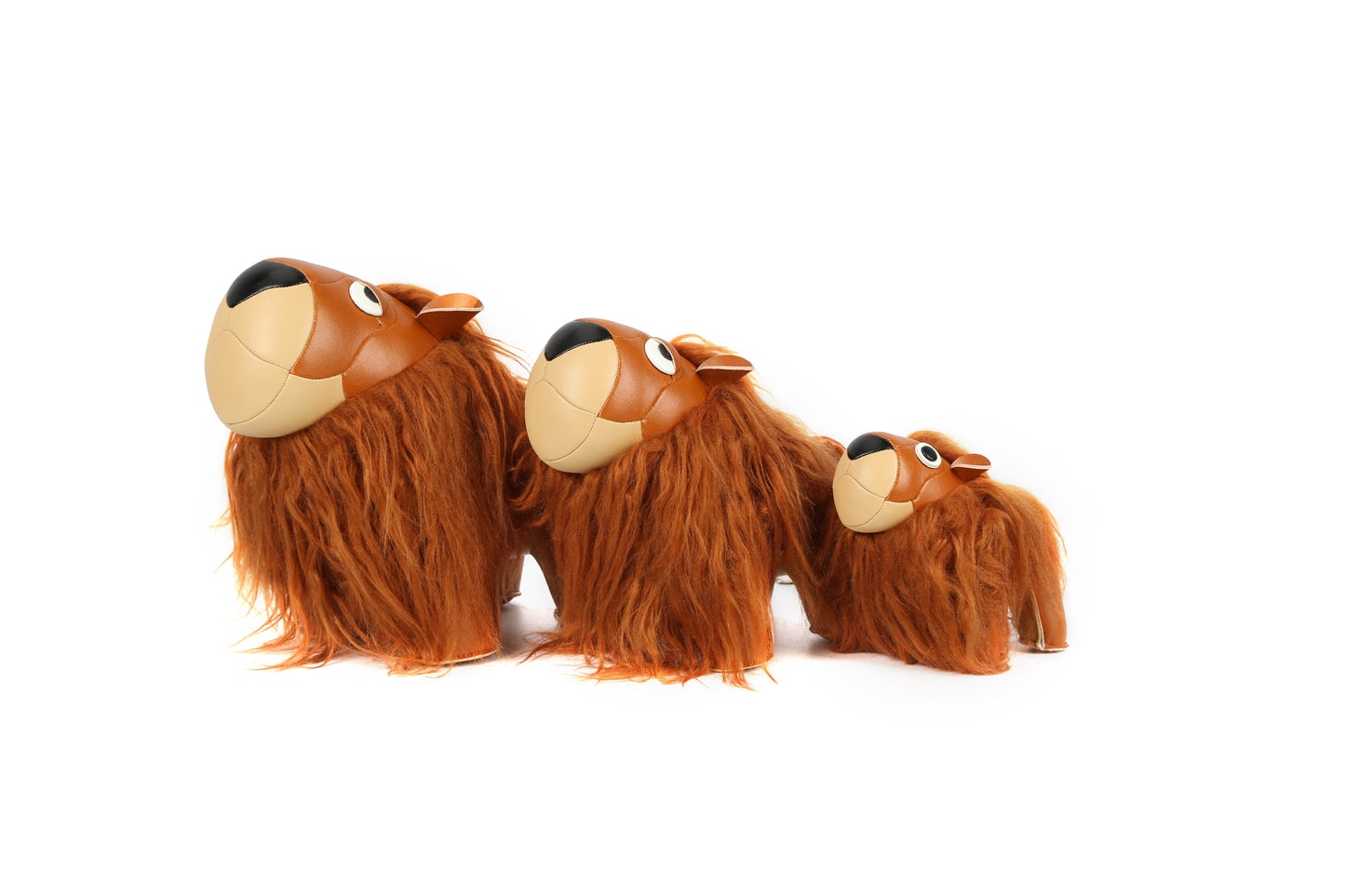 Lion Leather Doll | Personalized Handmade Leather Accessories | Leather Crafts | SKY.LIN