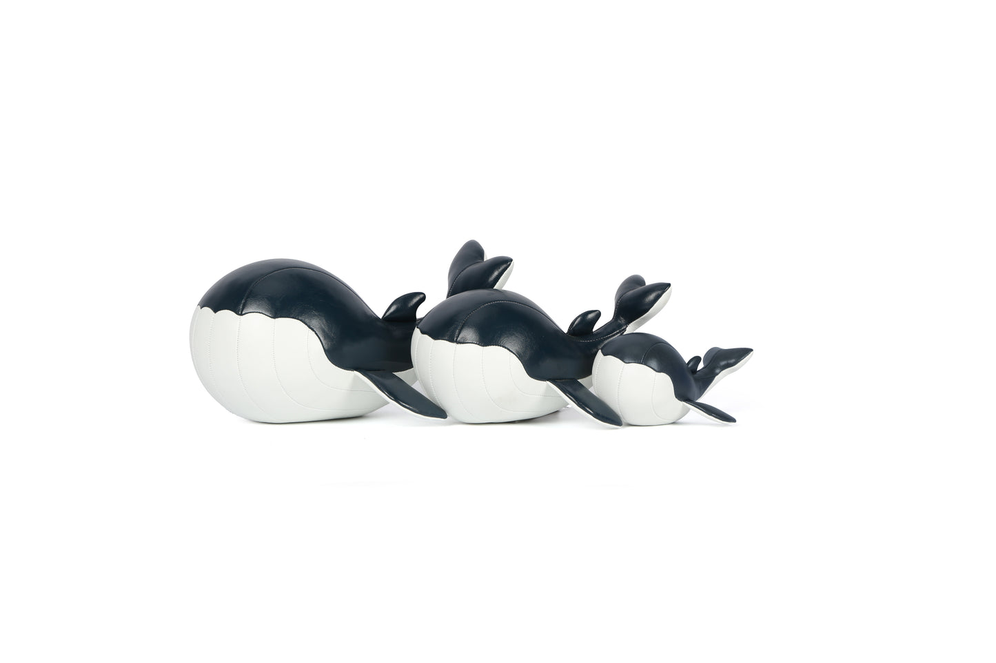 Blue whale Leather Doll | Personalized Handmade Leather Accessories | Leather Crafts | SKY.LIN