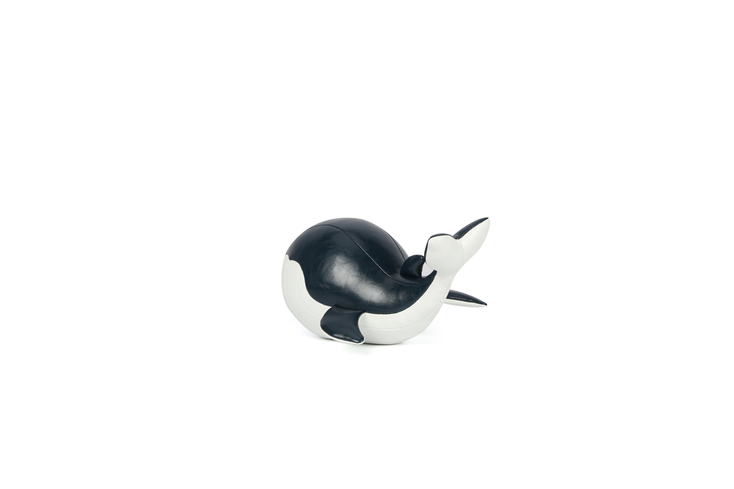 Blue whale Leather Doll | Personalized Handmade Leather Accessories | Leather Crafts | SKY.LIN