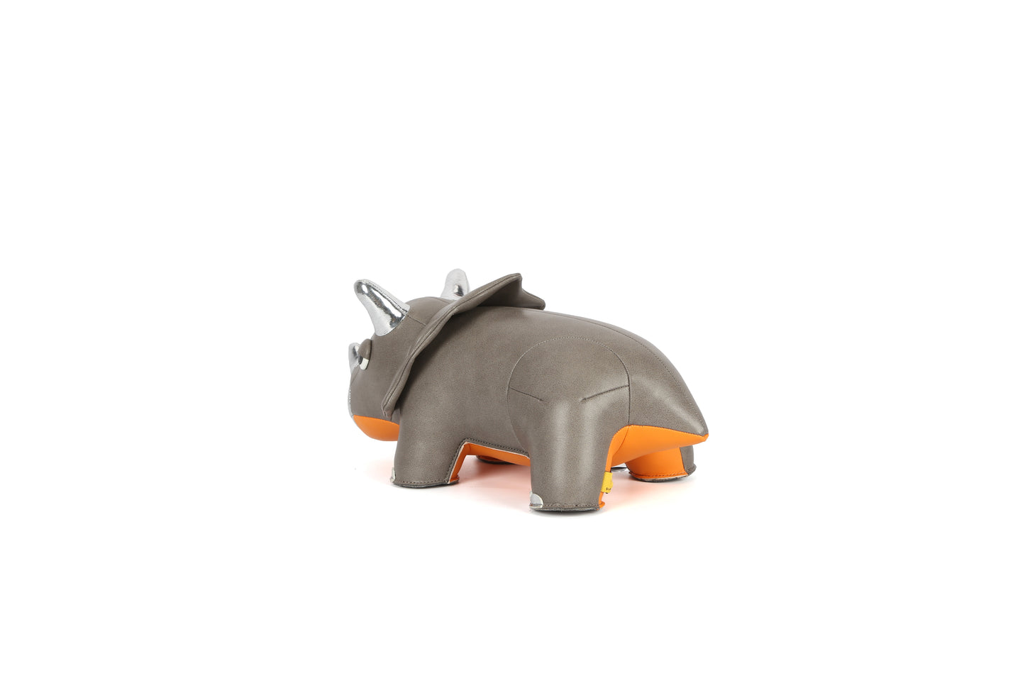 Triceratops Leather Doll | Personalized Handmade Leather Accessories | Leather Crafts | SKY.LIN