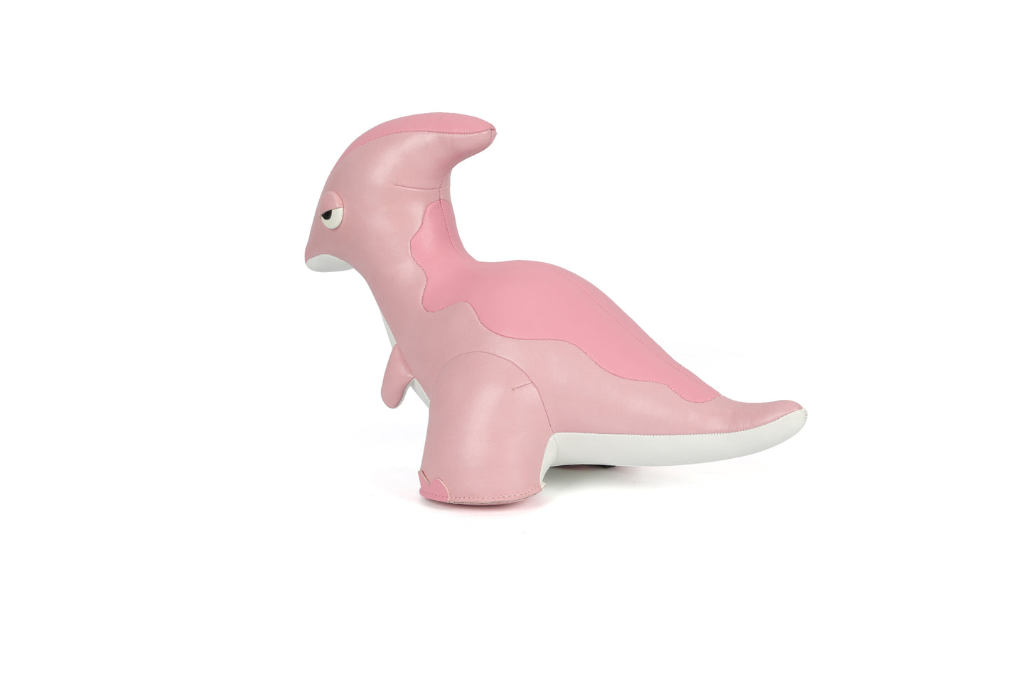 Parasaurolophus Leather Doll | Personalized Handmade Leather Accessories | Leather Crafts | SKY.LIN