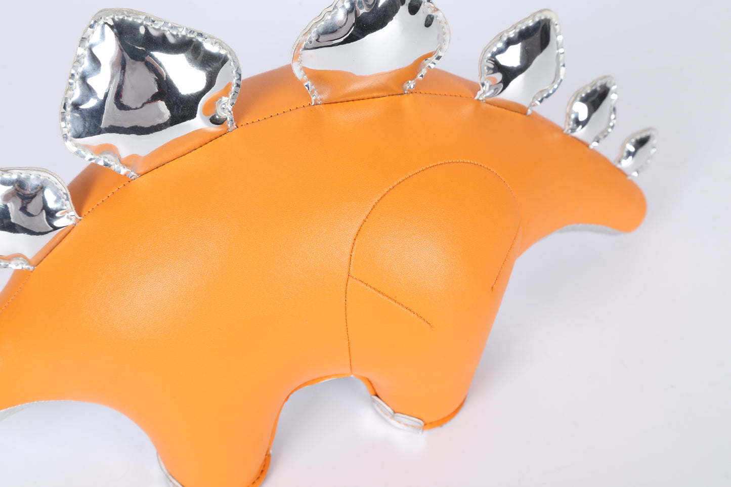 Stegosaurus Leather Doll | Personalized Handmade Leather Accessories | Leather Crafts | SKY.LIN