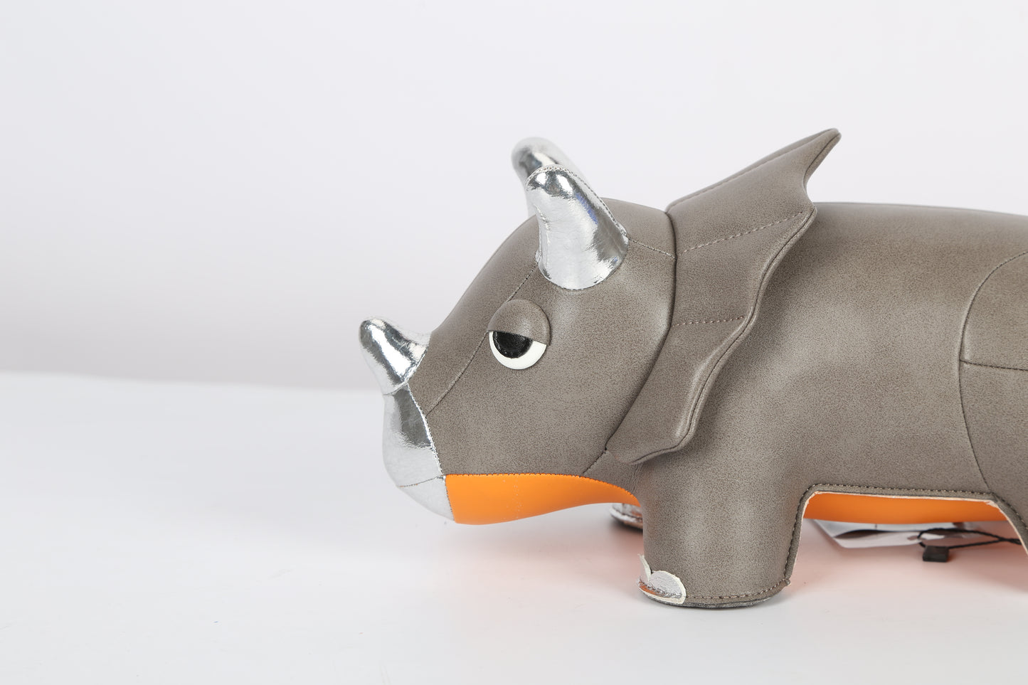 Triceratops Leather Doll | Personalized Handmade Leather Accessories | Leather Crafts | SKY.LIN