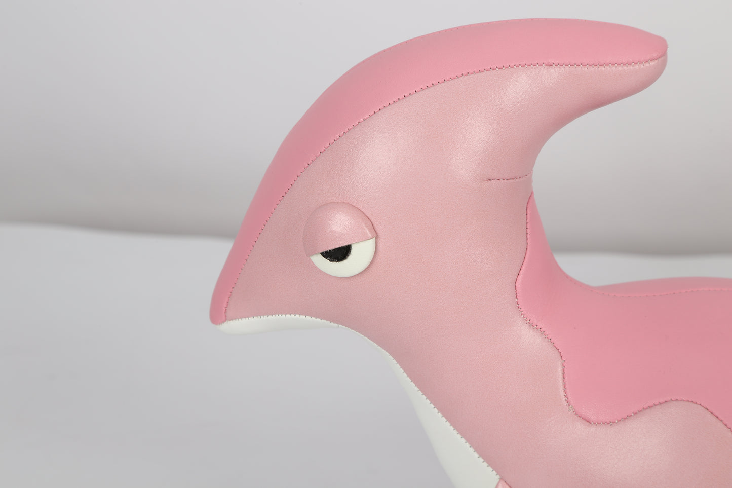 Parasaurolophus Leather Doll | Personalized Handmade Leather Accessories | Leather Crafts | SKY.LIN