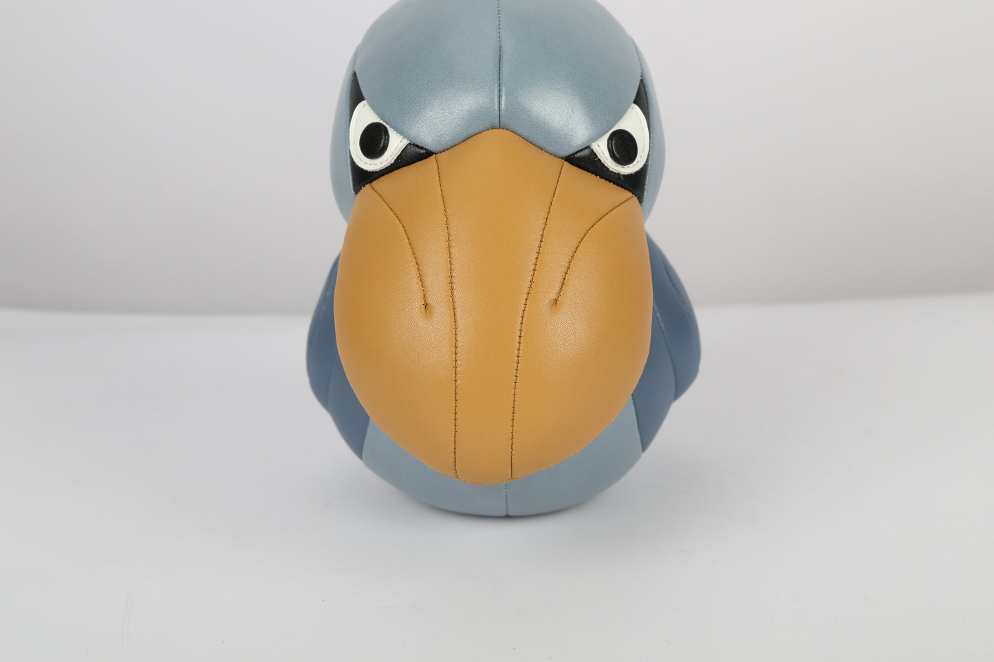 Whale-headed ibis Leather Doll | Personalized Handmade Leather Accessories | Leather Crafts | SKY.LIN