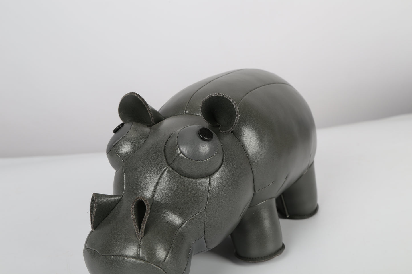 Hippopotamus Leather Doll | Personalized Handmade Leather Accessories | Leather Crafts | SKY.LIN