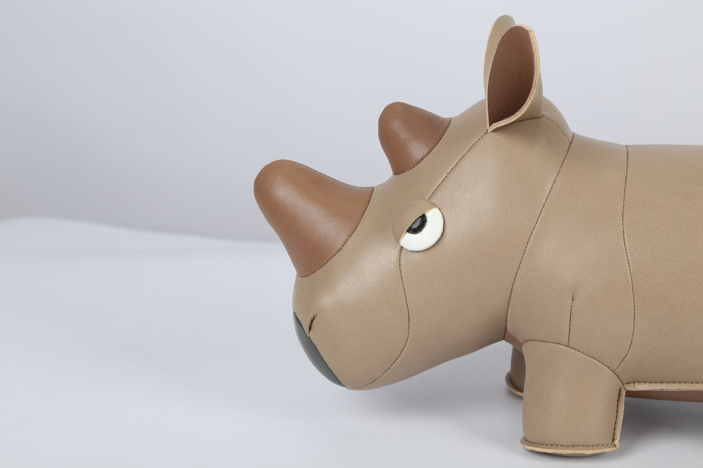 Rhinoceros Leather Doll | Personalized Handmade Leather Accessories | Leather Crafts | SKY.LIN