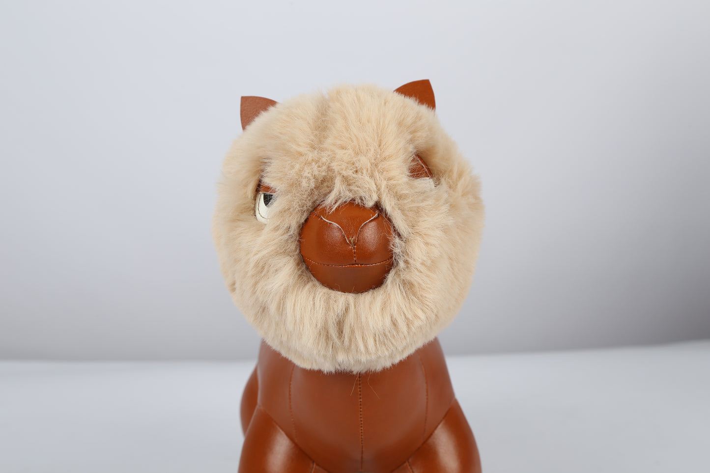Alpaca Leather Doll | Personalized Handmade Leather Accessories | Leather Crafts | SKY.LIN