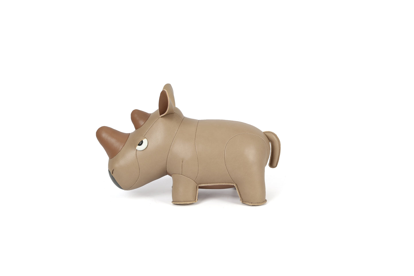 Rhinoceros Leather Doll | Personalized Handmade Leather Accessories | Leather Crafts | SKY.LIN