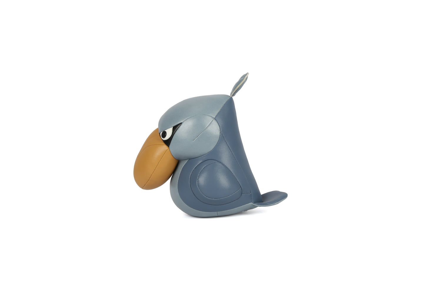 Whale-headed ibis Leather Doll | Personalized Handmade Leather Accessories | Leather Crafts | SKY.LIN