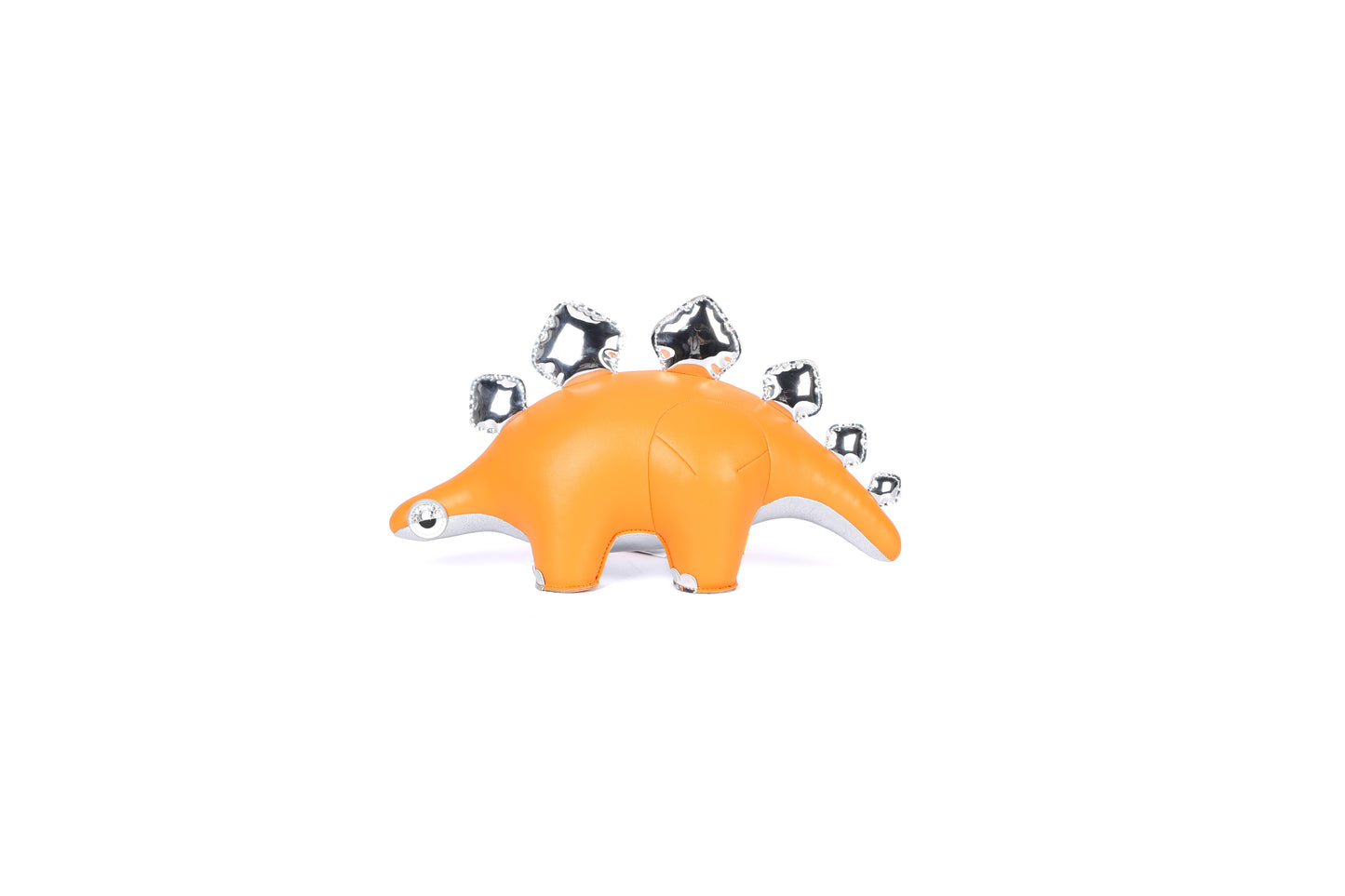Stegosaurus Leather Doll | Personalized Handmade Leather Accessories | Leather Crafts | SKY.LIN
