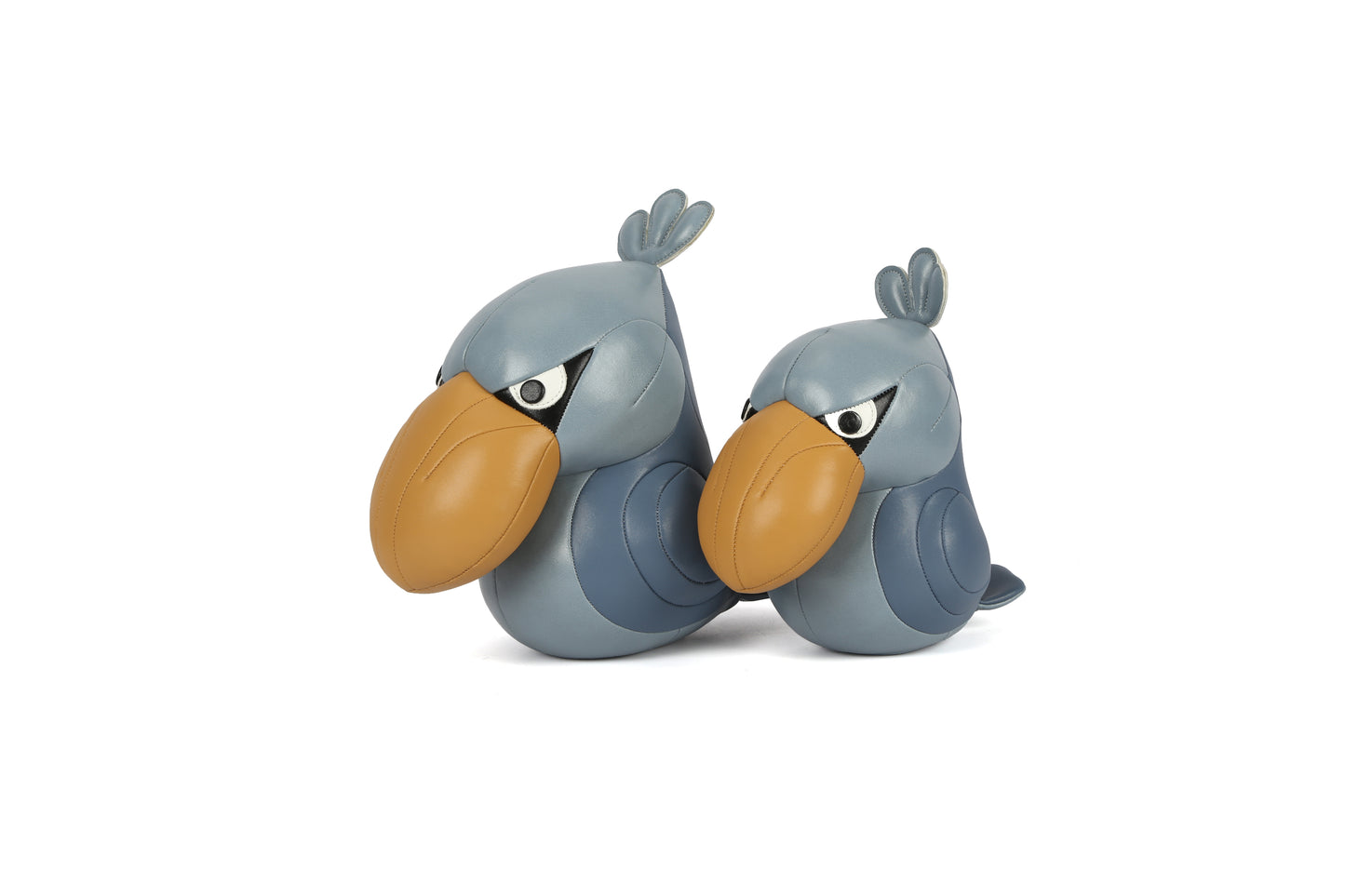 Whale-headed ibis Leather Doll | Personalized Handmade Leather Accessories | Leather Crafts | SKY.LIN