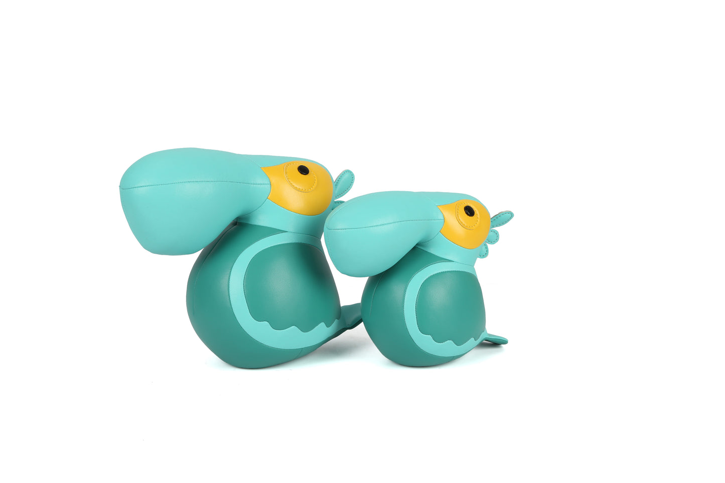 Pelicans Leather Doll | Personalized Handmade Leather Accessories | Leather Crafts | SKY.LIN