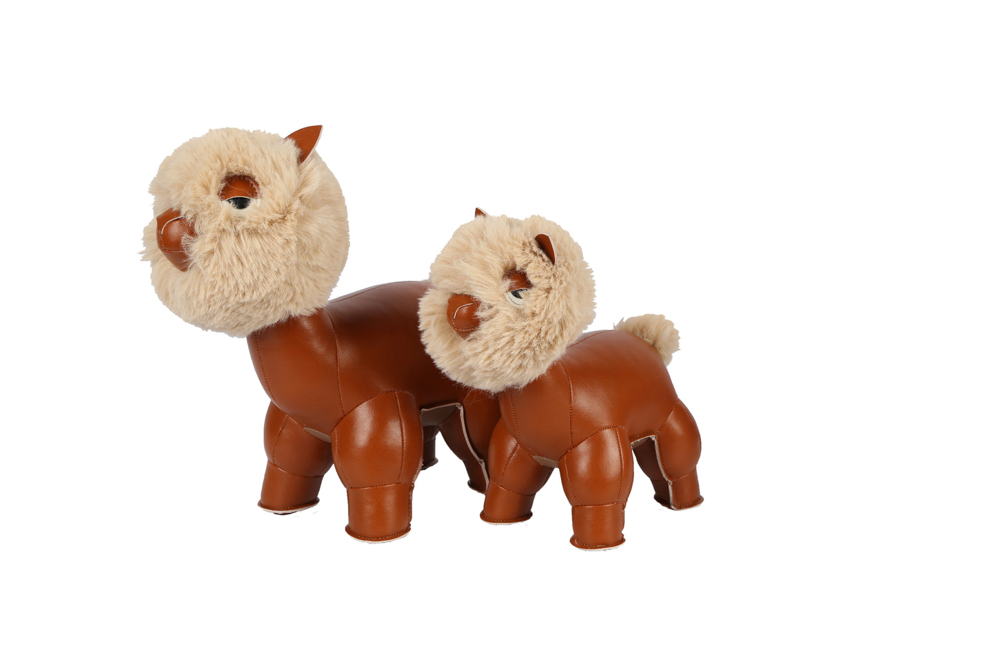 Alpaca Leather Doll | Personalized Handmade Leather Accessories | Leather Crafts | SKY.LIN
