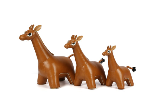 Giraffe Leather Doll | Personalized Handmade Leather Accessories | Leather Crafts | SKY.LIN