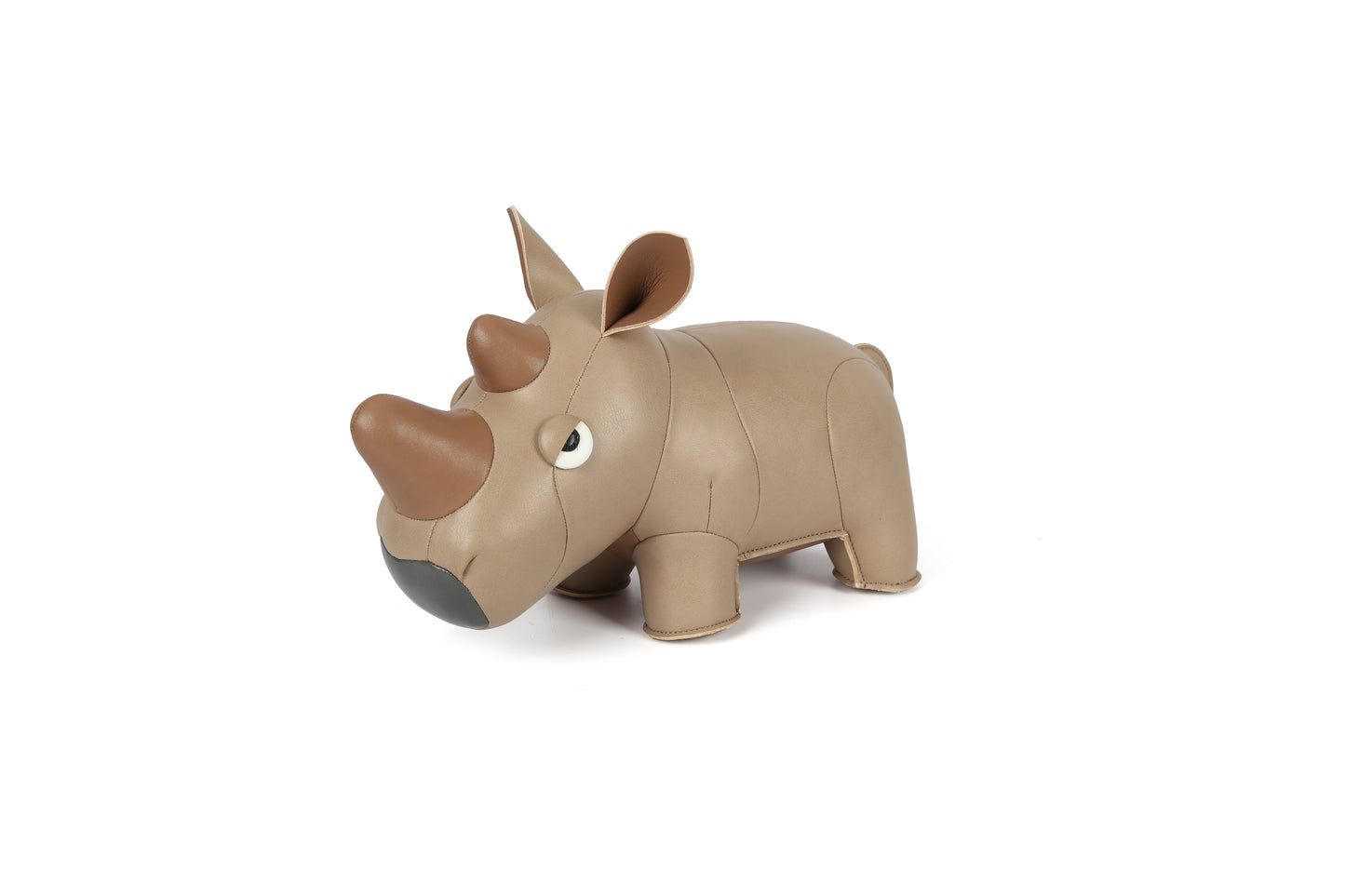 Rhinoceros Leather Doll | Personalized Handmade Leather Accessories | Leather Crafts | SKY.LIN