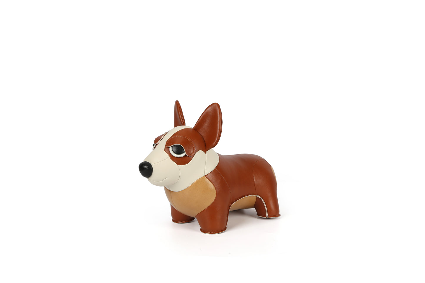 Corgi Leather Doll | Personalized Handmade Leather Accessories | Leather Crafts | SKY.LIN