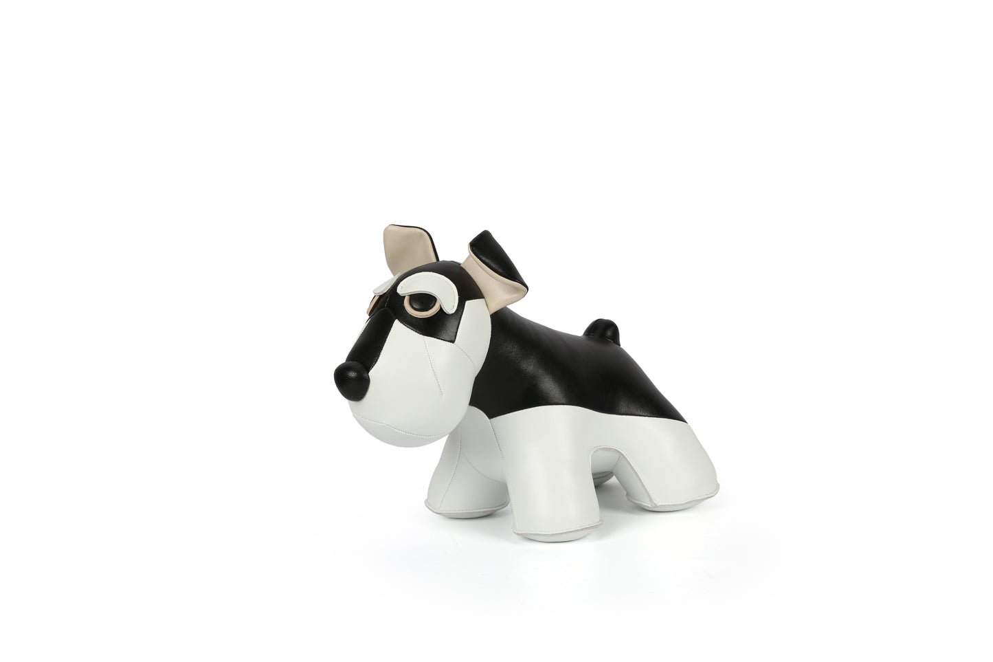 Schnauzer Leather Doll | Personalized Handmade Leather Accessories | Leather Crafts | SKY.LIN