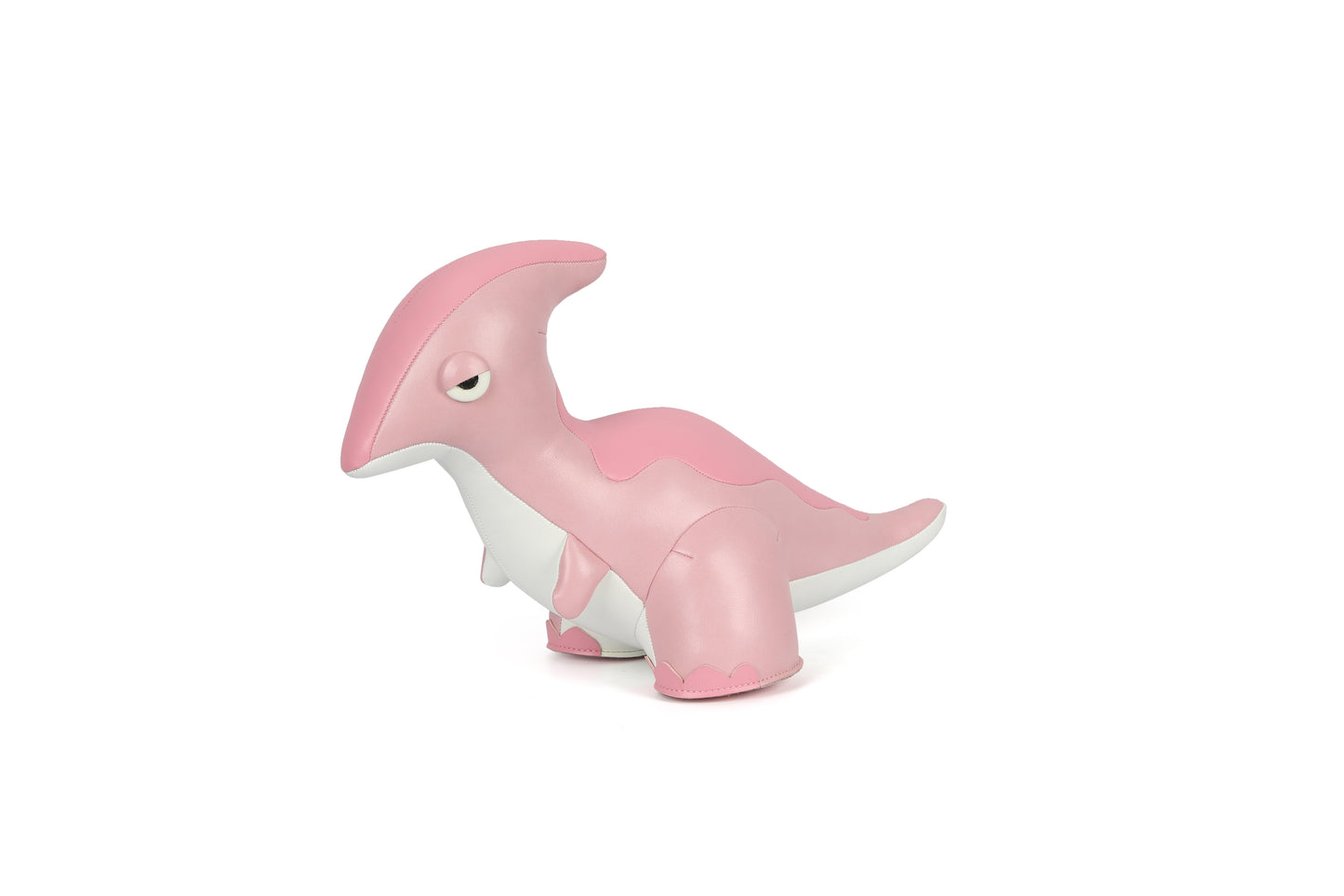 Parasaurolophus Leather Doll | Personalized Handmade Leather Accessories | Leather Crafts | SKY.LIN
