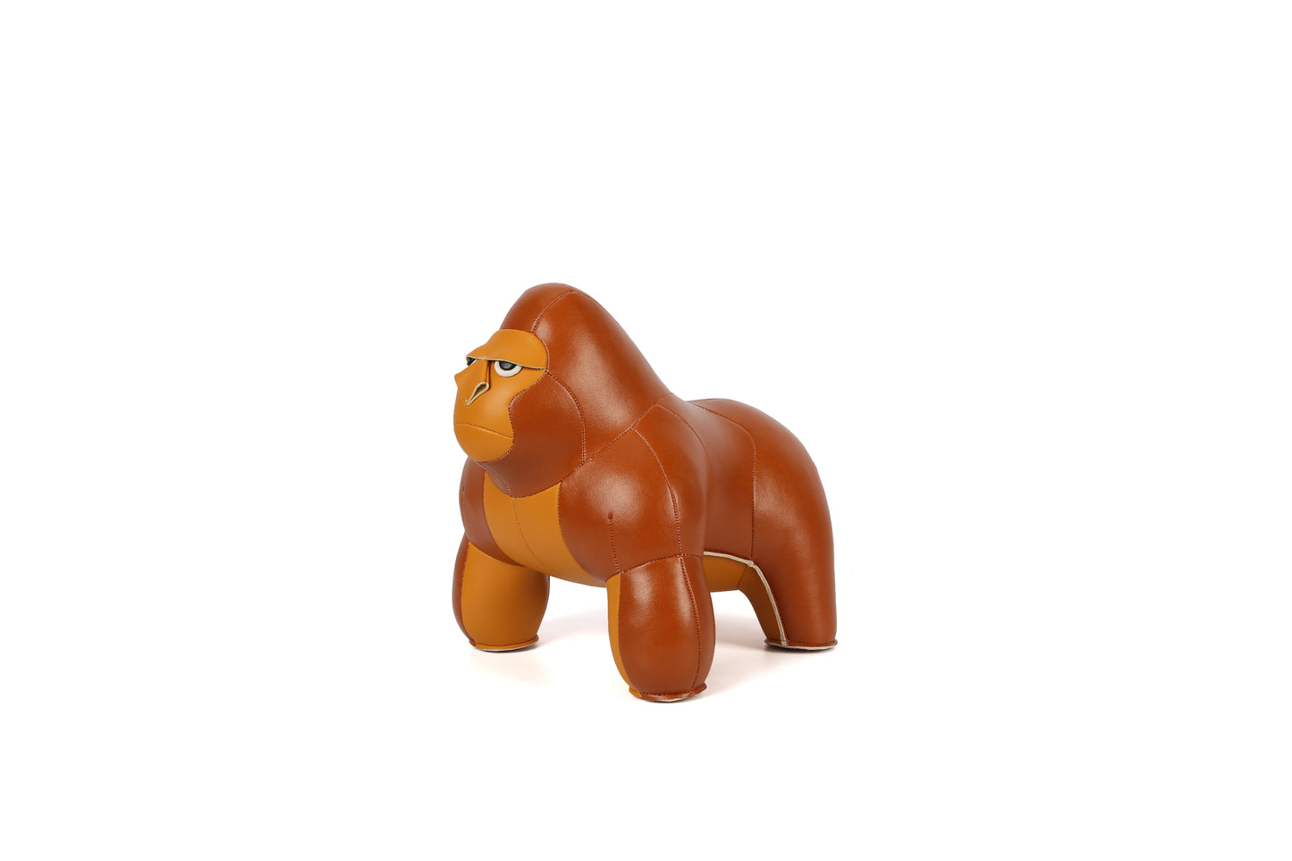 Gorilla Leather Doll | Personalized Handmade Leather Accessories | Leather Crafts | SKY.LIN