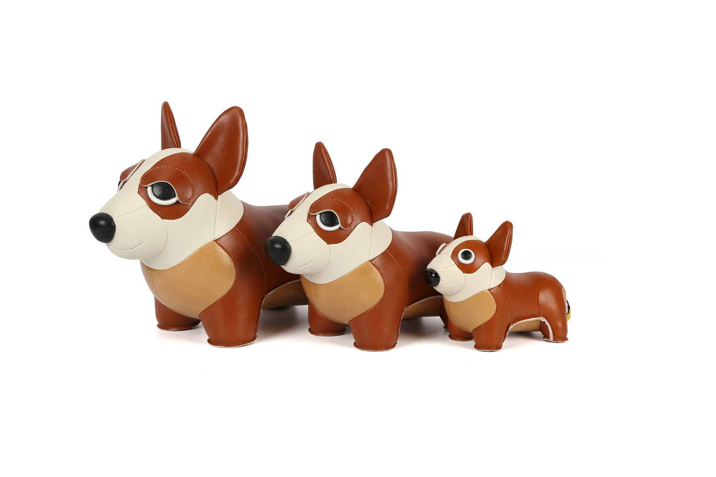 Corgi Leather Doll | Personalized Handmade Leather Accessories | Leather Crafts | SKY.LIN
