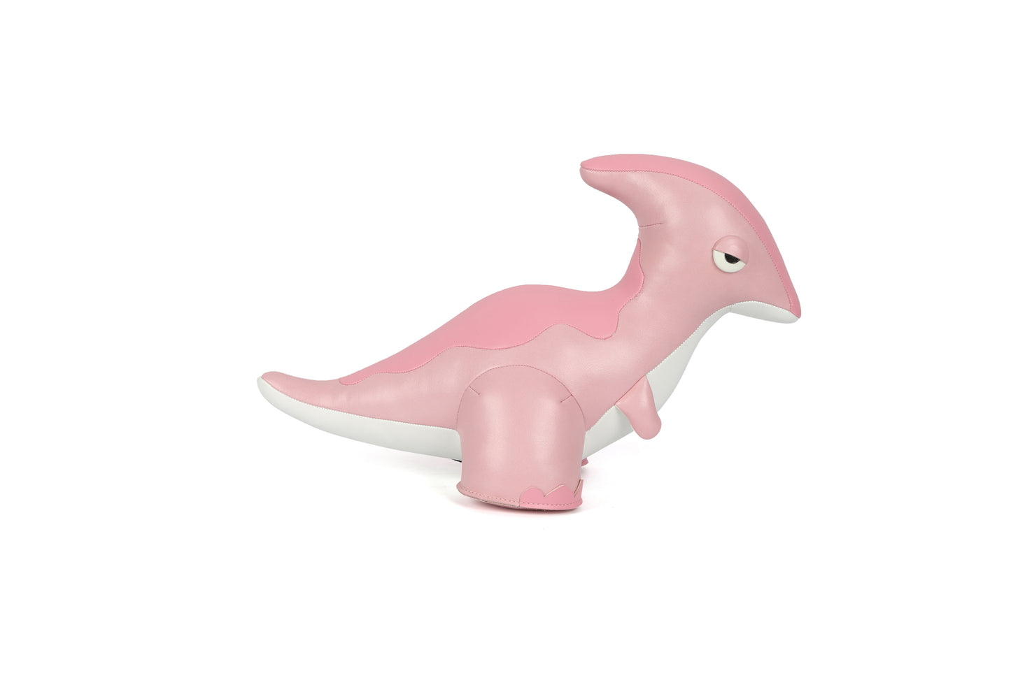 Parasaurolophus Leather Doll | Personalized Handmade Leather Accessories | Leather Crafts | SKY.LIN