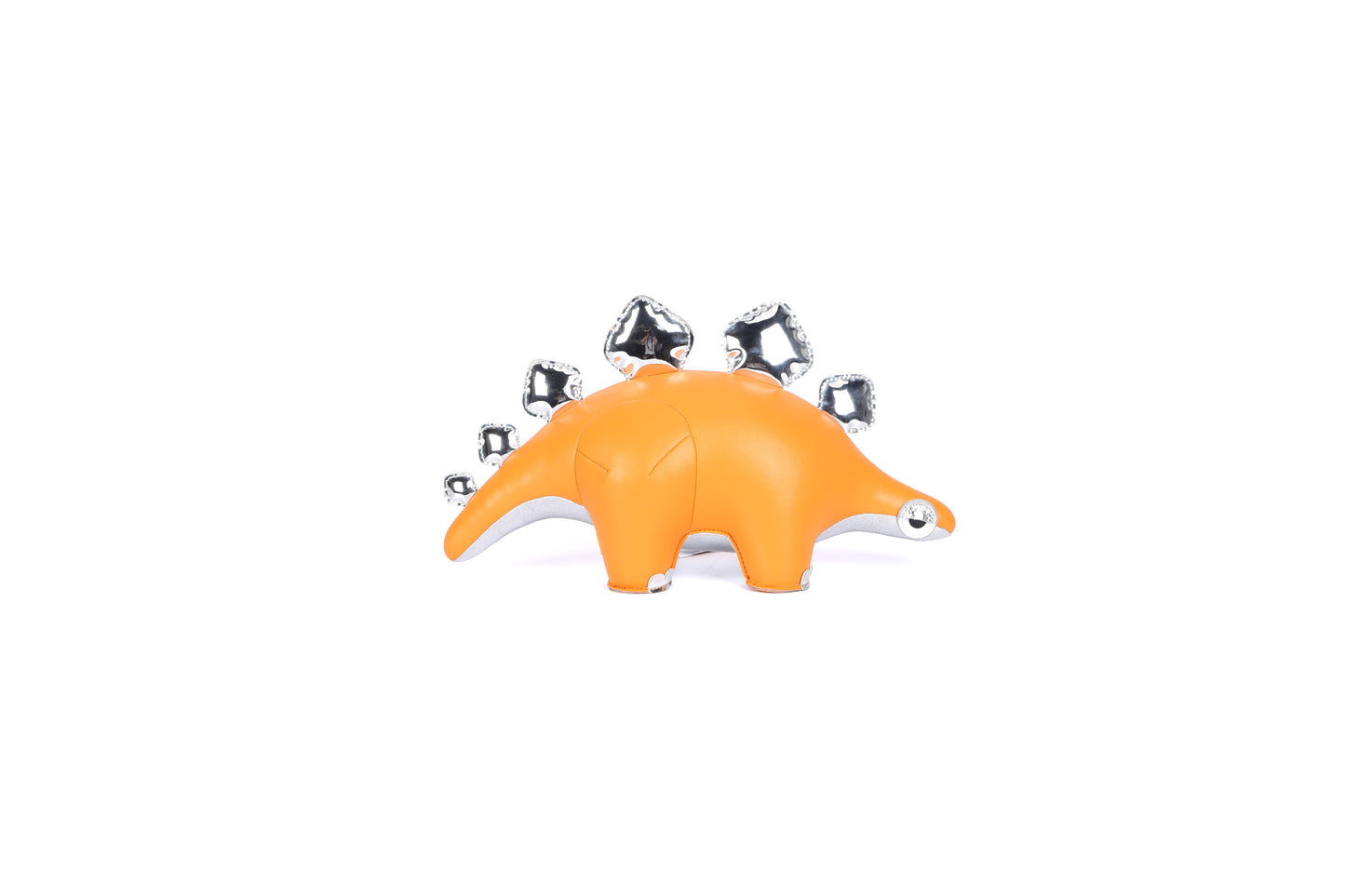 Stegosaurus Leather Doll | Personalized Handmade Leather Accessories | Leather Crafts | SKY.LIN