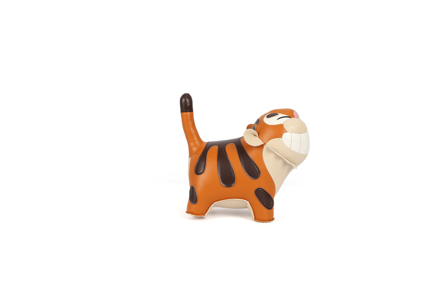 Tiger Leather Doll | Personalized Handmade Leather Accessories | Leather Crafts | SKY.LIN