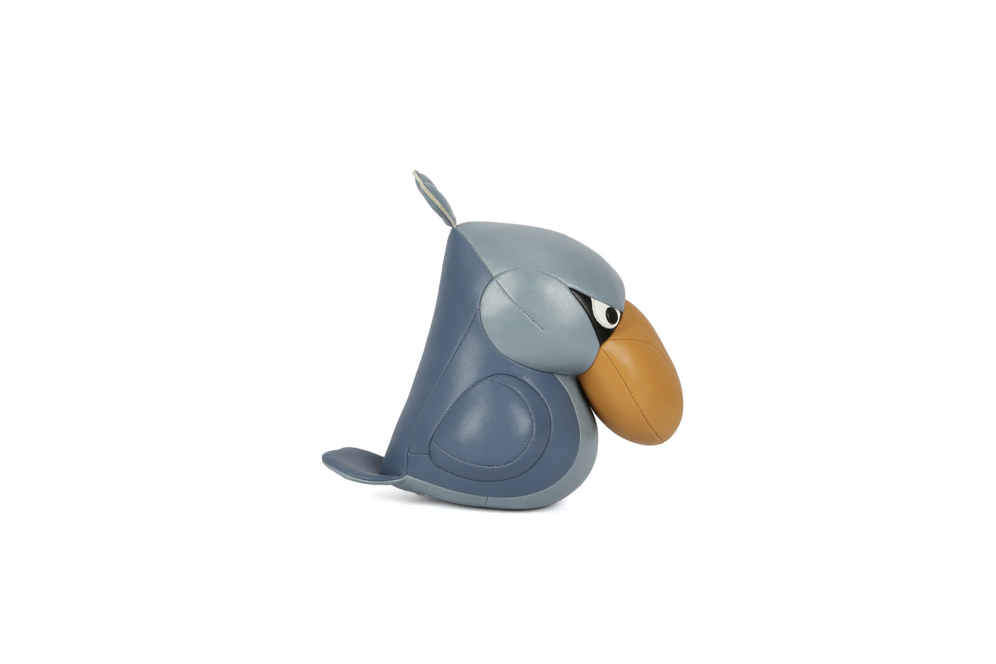 Whale-headed ibis Leather Doll | Personalized Handmade Leather Accessories | Leather Crafts | SKY.LIN