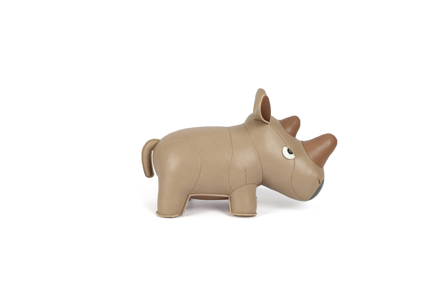 Rhinoceros Leather Doll | Personalized Handmade Leather Accessories | Leather Crafts | SKY.LIN