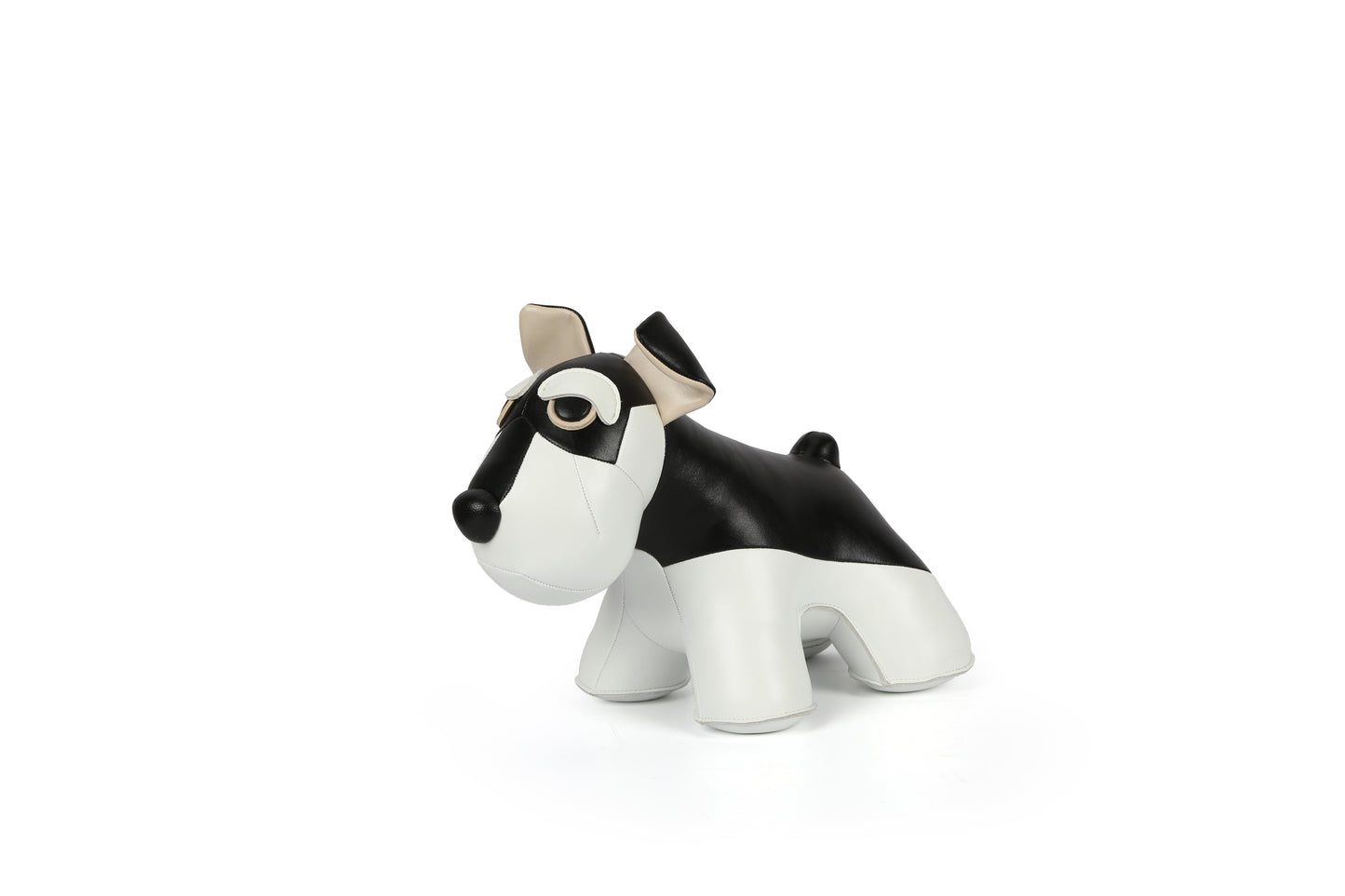 Schnauzer Leather Doll | Personalized Handmade Leather Accessories | Leather Crafts | SKY.LIN