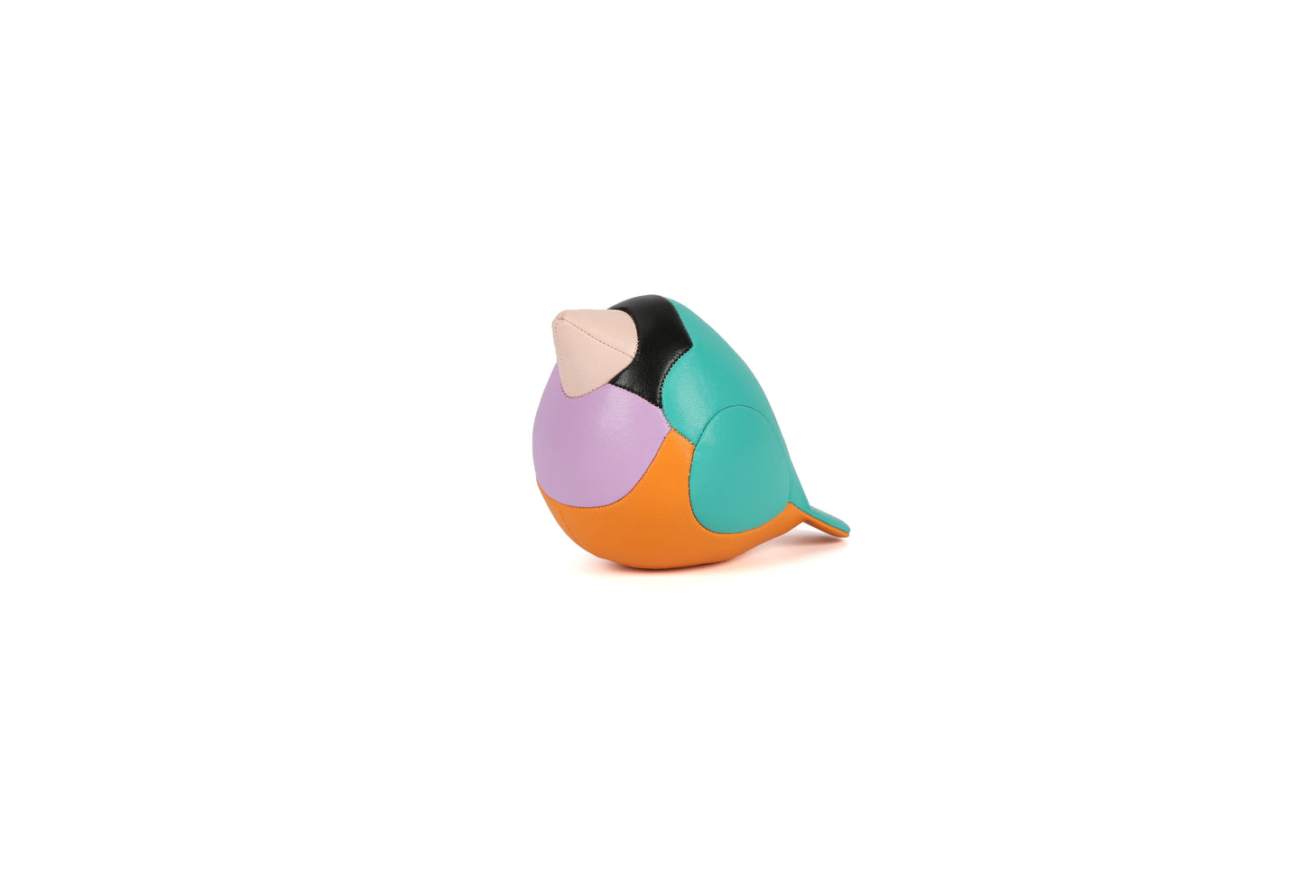 The seven-colored finch Leather Doll | Personalized Handmade Leather Accessories | Leather Crafts | SKY.LIN