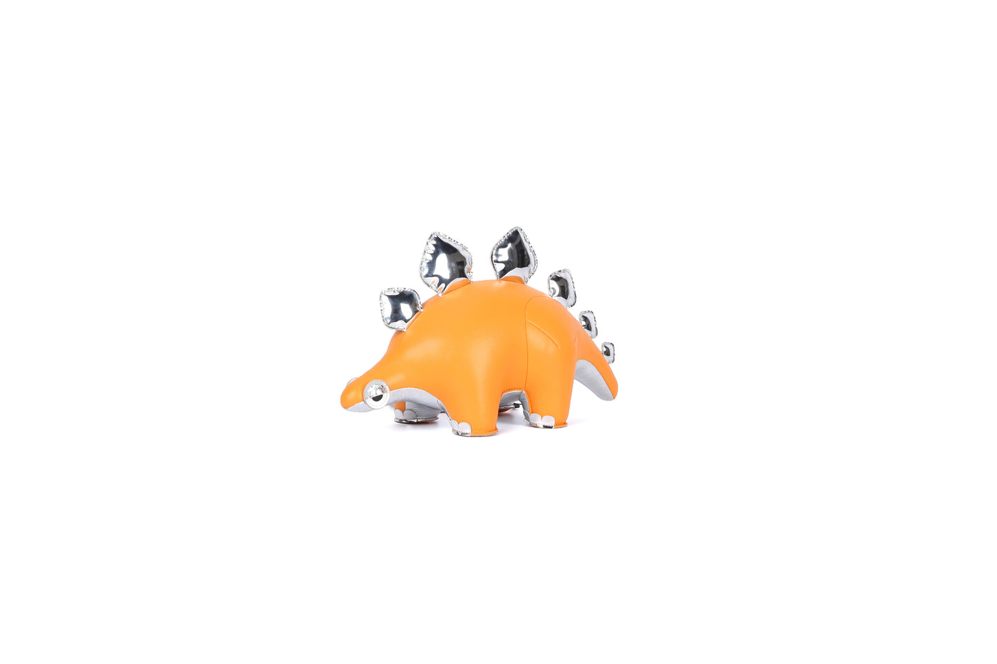 Stegosaurus Leather Doll | Personalized Handmade Leather Accessories | Leather Crafts | SKY.LIN